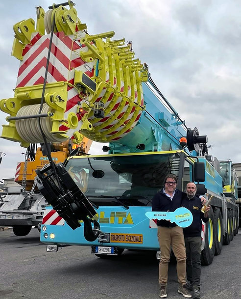 Verstärkung in Mailand: Polita Autogru übernimmt Liebherr LTM 1300-6.2